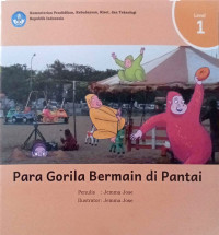 Para Gorila Bermain di Pantai